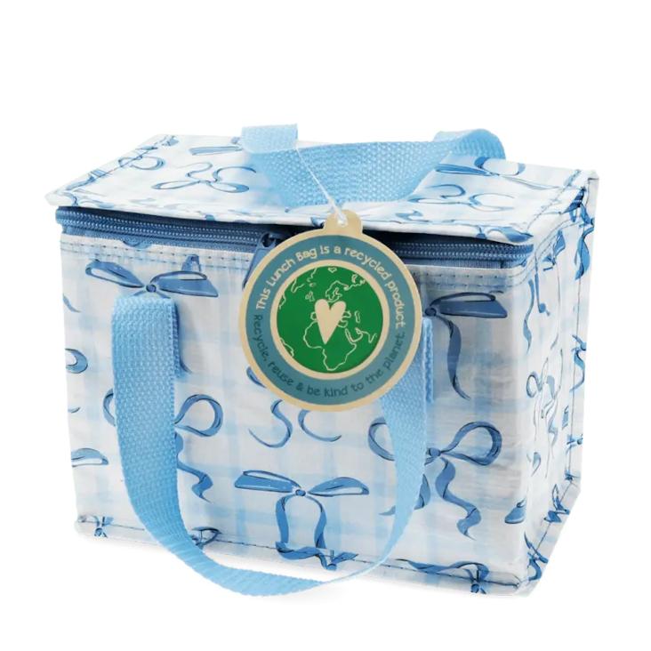 Lunch Bag - Blue Bows