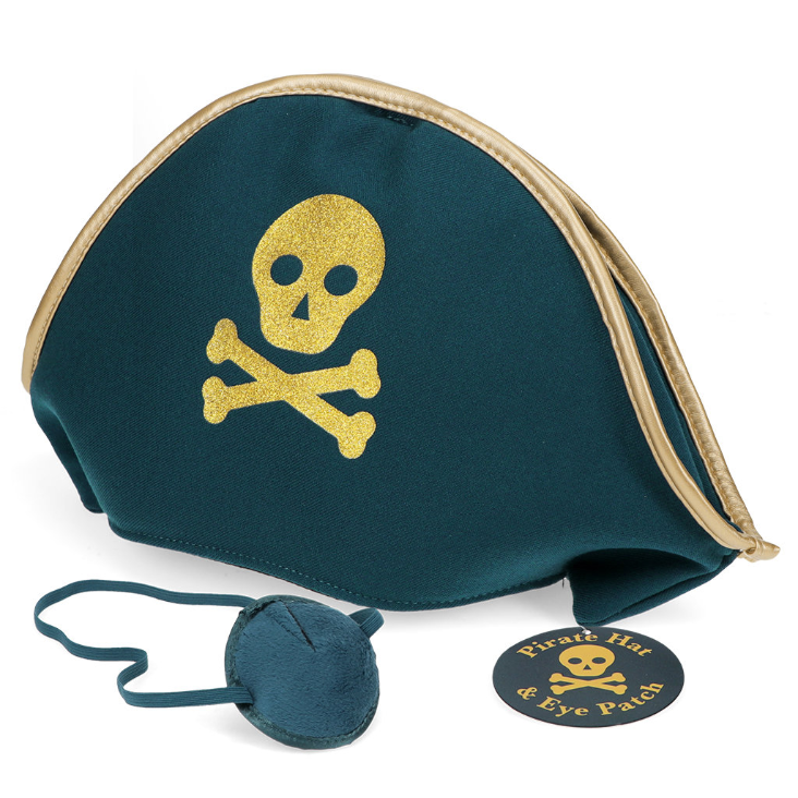 Piratenhut und Augenklappe