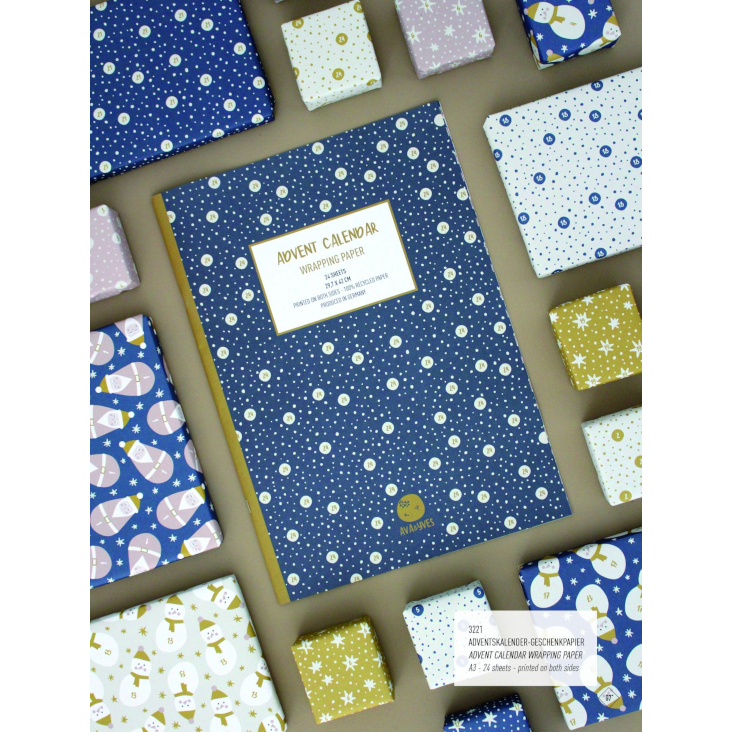 Geschenkpapier Adventskalender