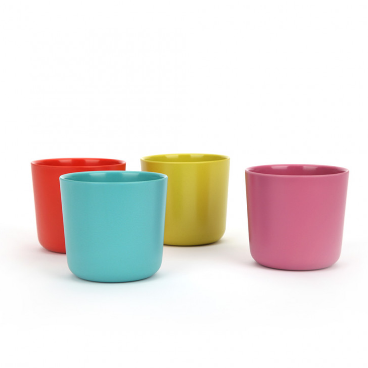 Becher-Set aus Bambusfaser 4 Stk POP