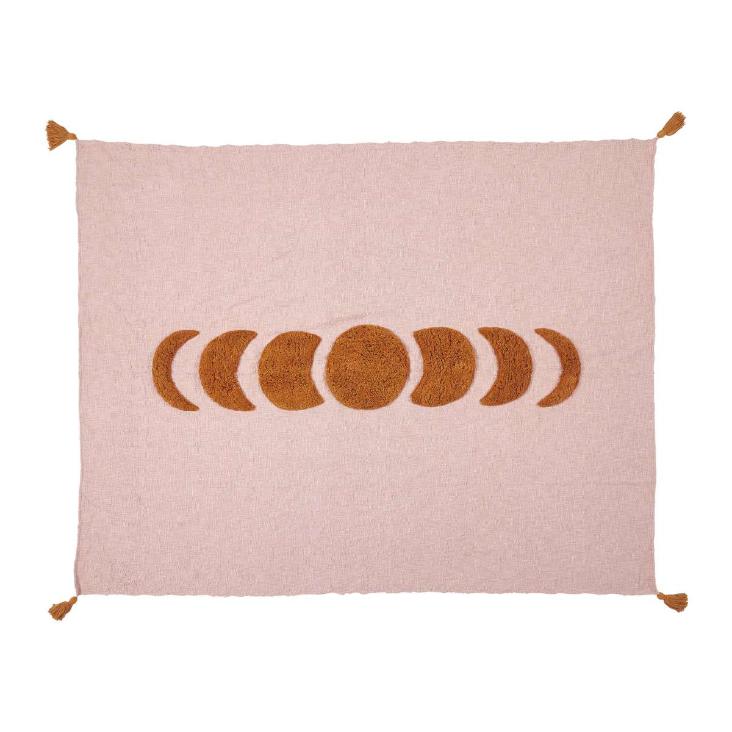 Tagesdecke LUNA Rosa Orange