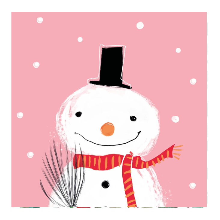 Servietten Snowman