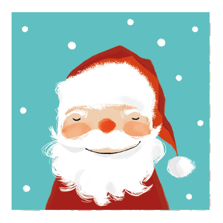 Servietten Hey Santa