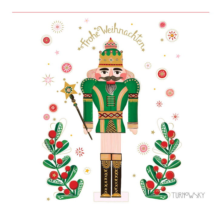 Servietten Nutcracker