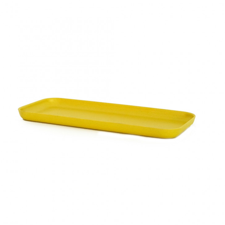 Serviertablett aus Bambusfaser Lemon