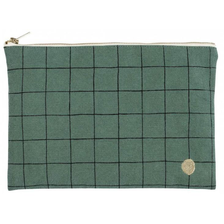 Tasche Pouch Oscar Sauge L