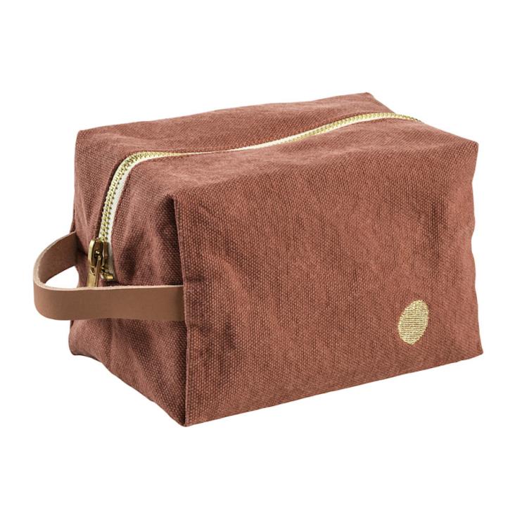 Necessaire Pouch Cube Iona Rhubarbe PM