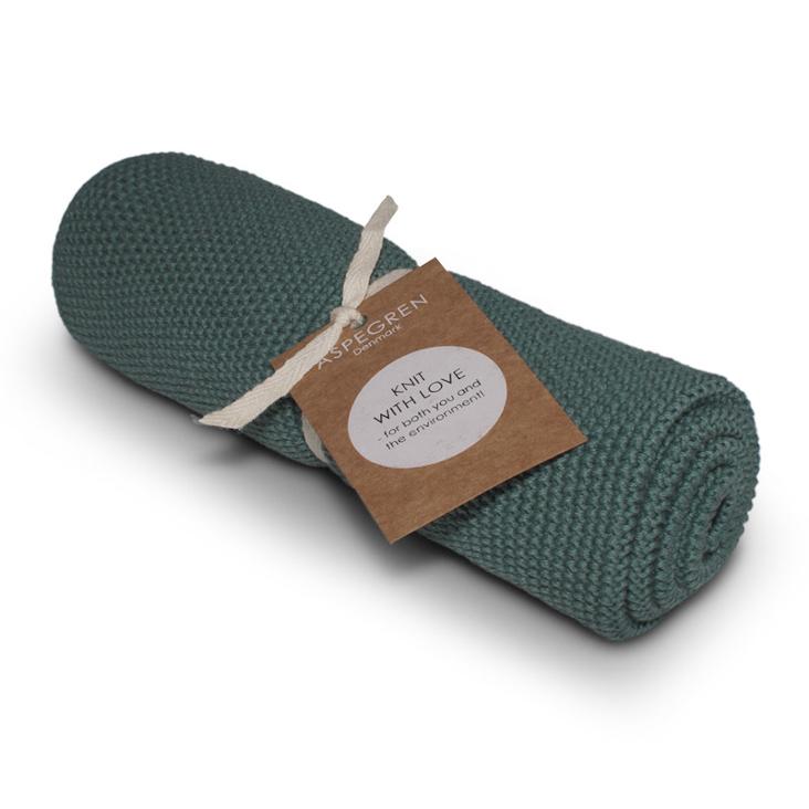 Handtuch gestricktes Jade