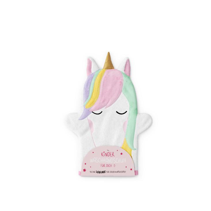 Waschhandschuh Einhorn
