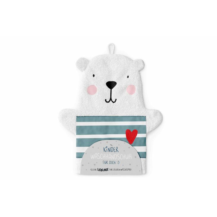 Waschhandschuh Bär