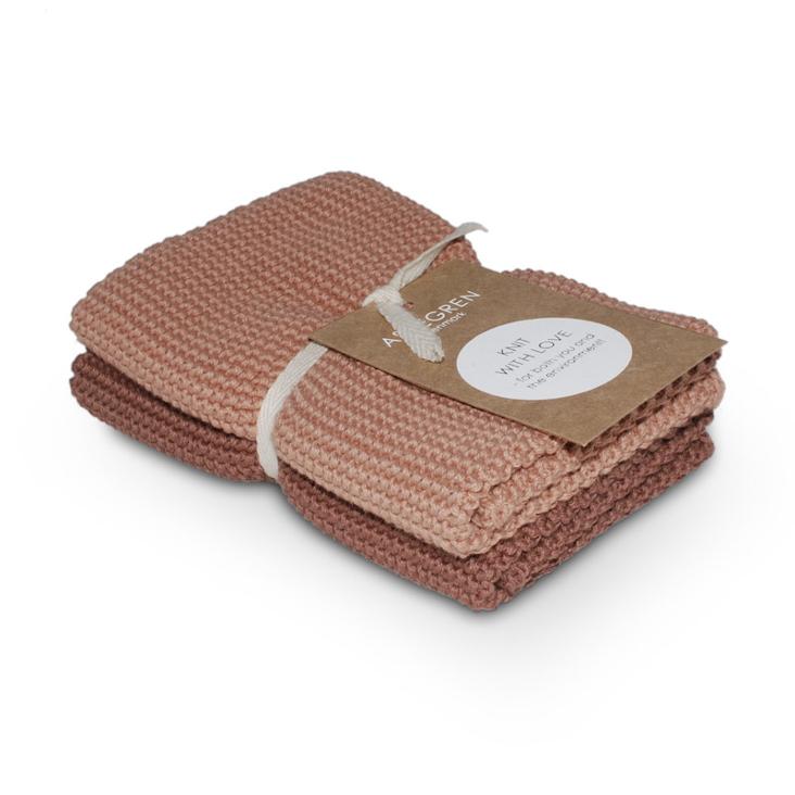 Abwaschtuch gestrickt Roor Beer 2er-Set