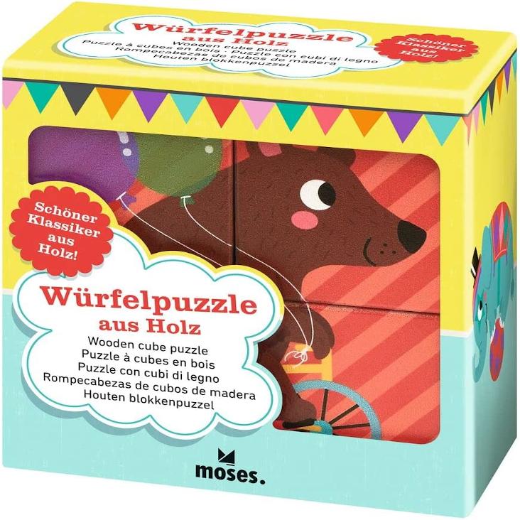 Würfelpuzzle Zirkusfreunde