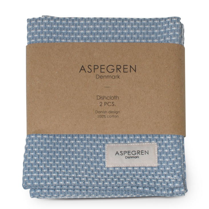 Abwaschtuch Waffle Indigo 2er Set