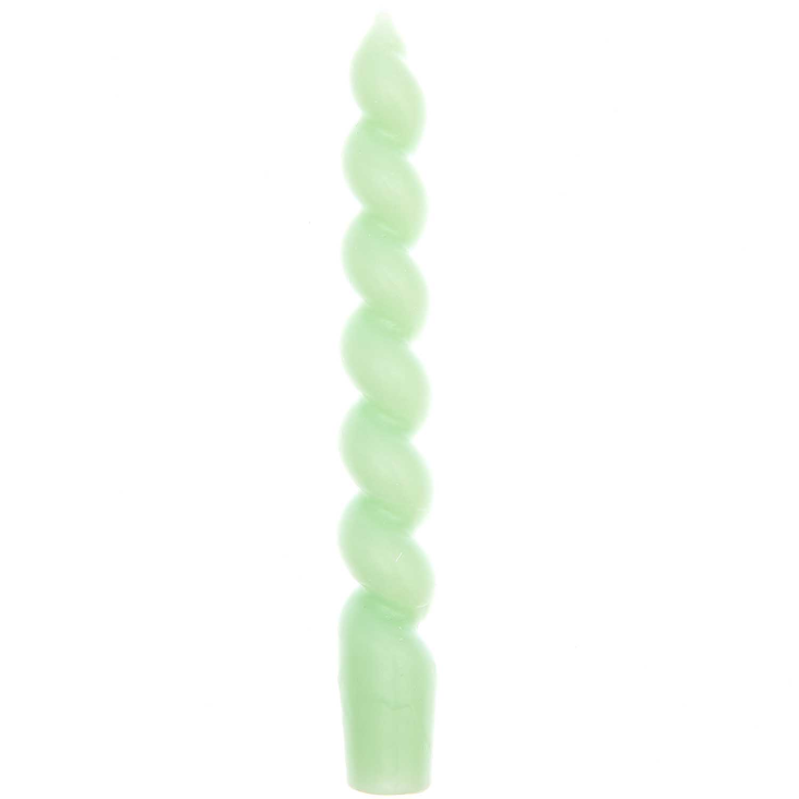 SPIRALKERZEN Mint 18.5cm | Ø 2,4 cm