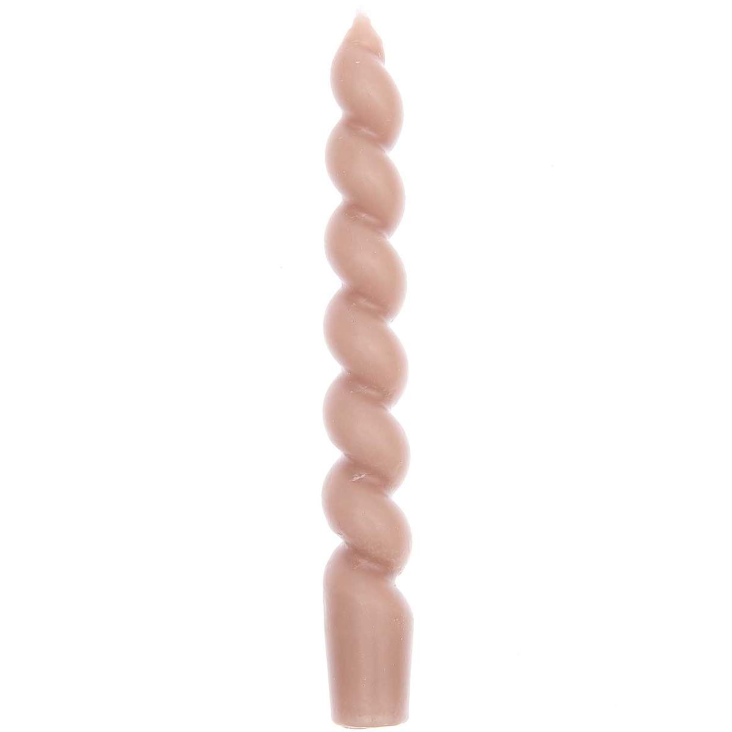 SPIRALKERZEN Kiesel 18.5cm | Ø 2,4 cm