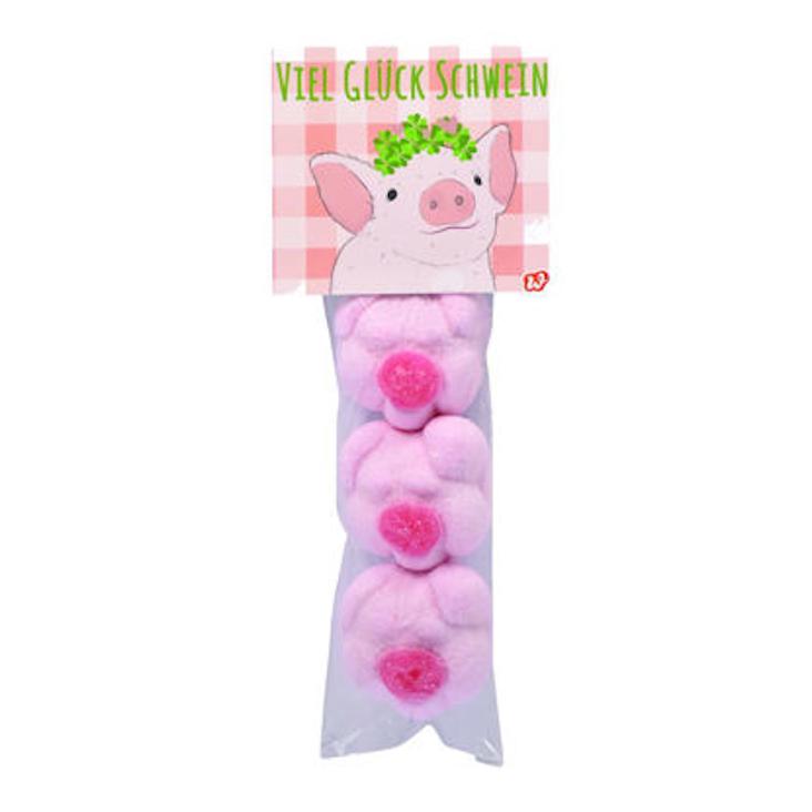 Viel Glück Schwein Beutel