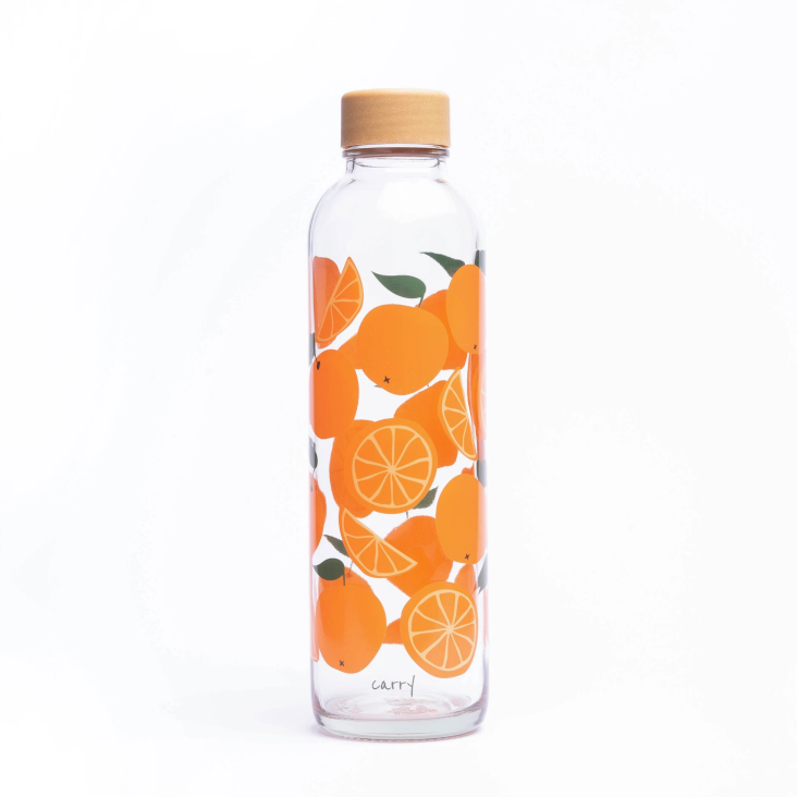 Glas-Trinkflasche Juicy Orange 0.7L
