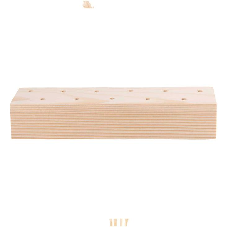 Holzständer für Trockenblumen, natur