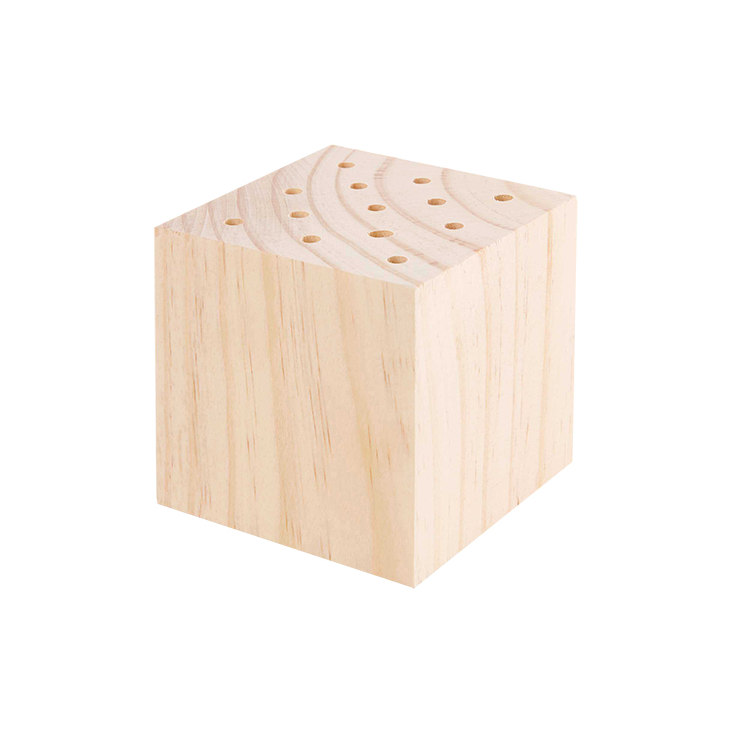 Holzständer für Trockenblumen, natur