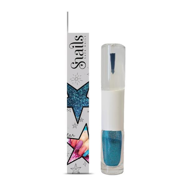 Glitzernagellack 2in1 Blau