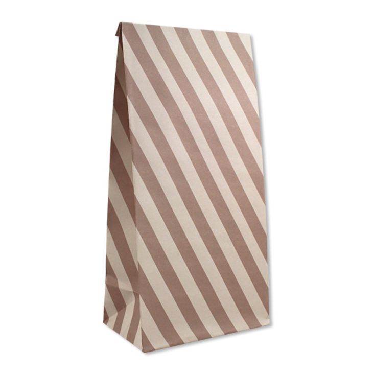 Geschenktüten Streifen rosa/altrosa