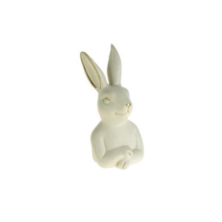 Hase Keramik weiss