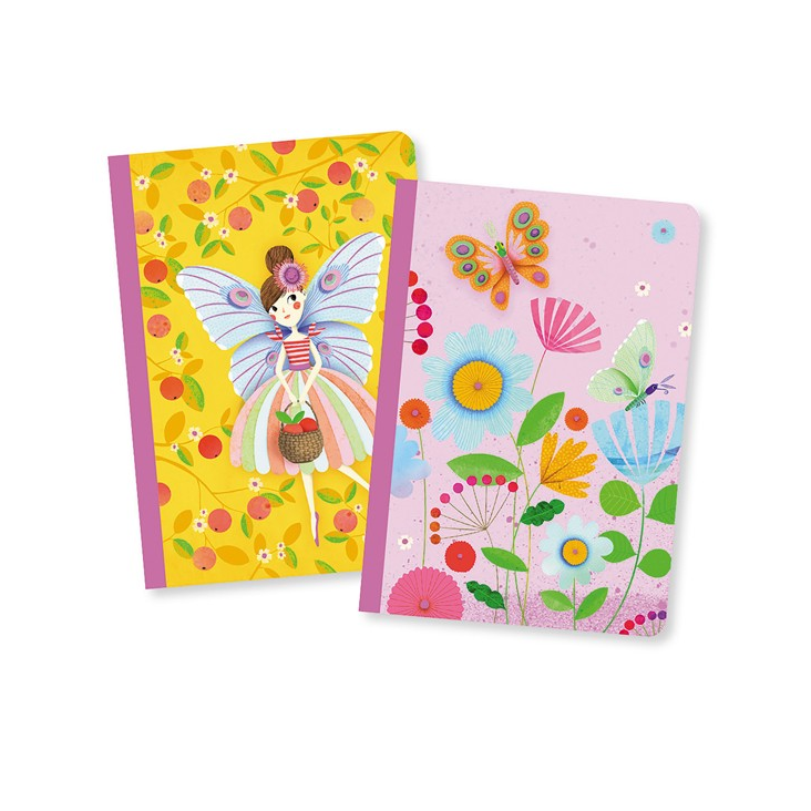 Notizbuch klein Rose 2er Set