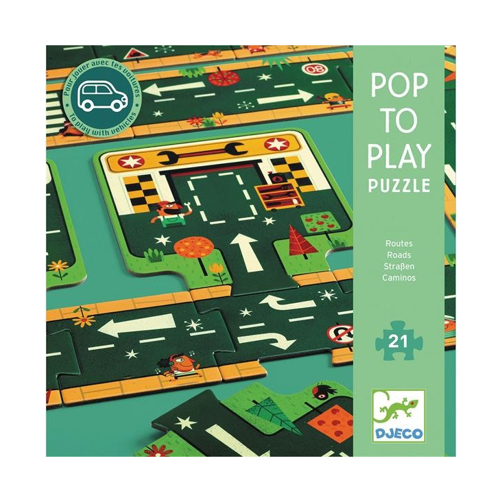 Riesenpuzzle Strasse