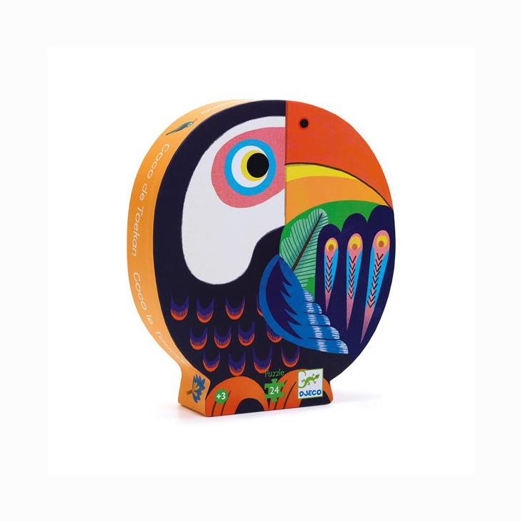 Puzzle Coco der Tukan 24 Teile von Djeco