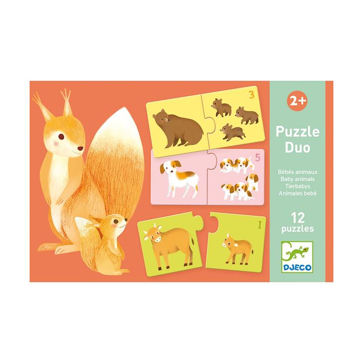 Puzzle Duo Tierbabys