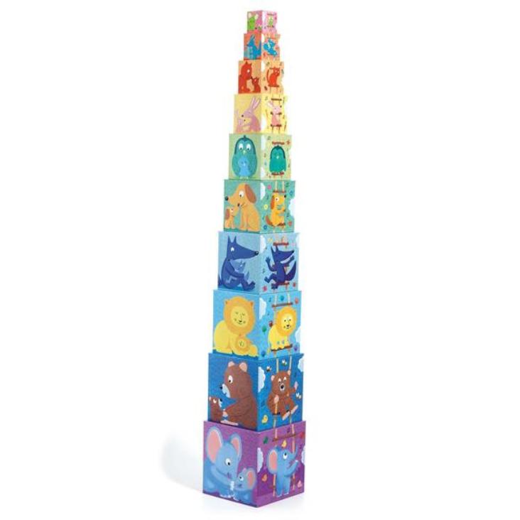 Pyramide Rainbow (10 Würfel)