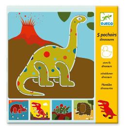 Schablonen Dinosaurier von Djeco