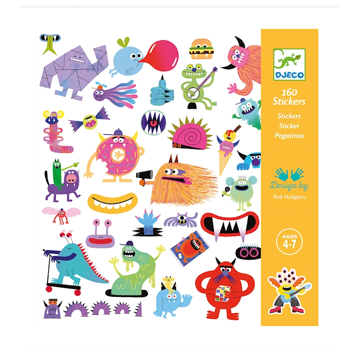 Sticker, Aufkleber Monster von Djeco