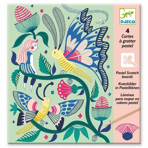 Scratchbilder Fantasiegarten von Djeco