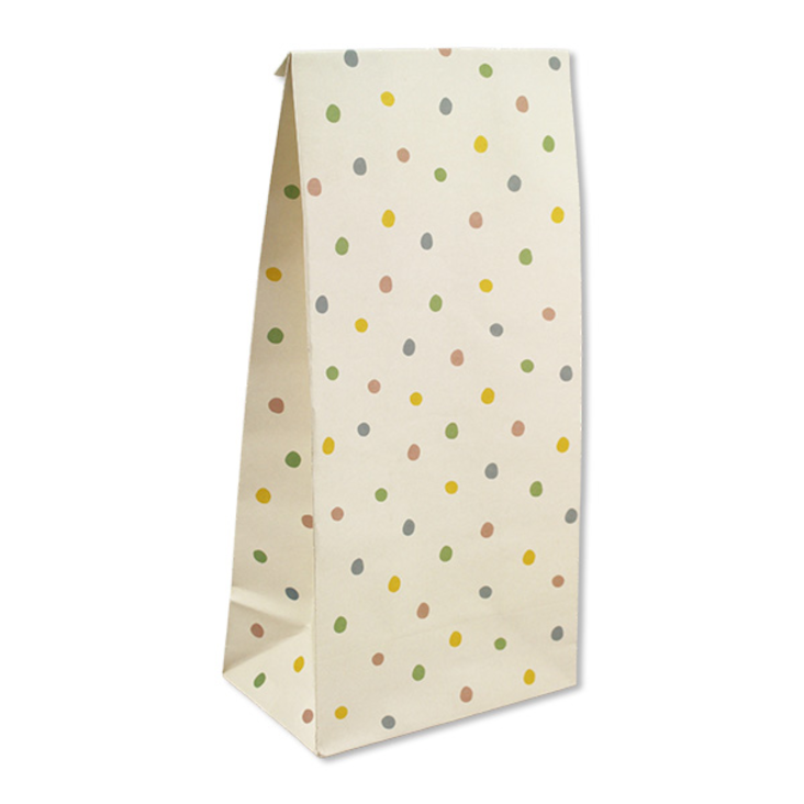 Geschenktüten Creme mit Punkten Pastell