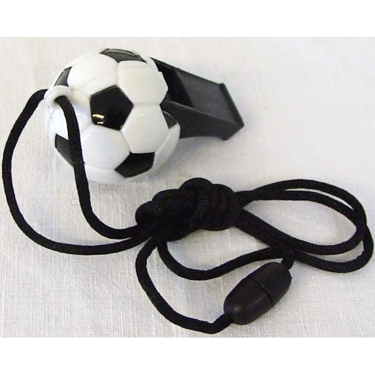 Fussballpfeife am Band