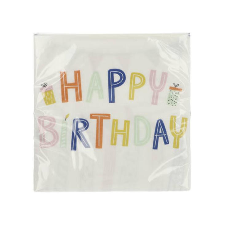 Servietten Happy Birthday
