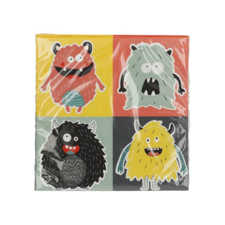 Servietten Monster Bash