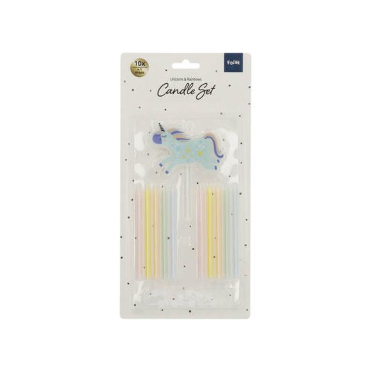 Kerzen Unicorns & Rainbows