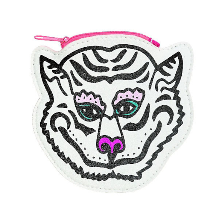 Geldbeutel Tiger weiss