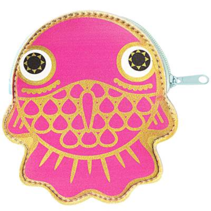 Geldbeutel Fisch pink