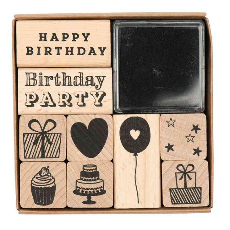 Stempelset Geburtstag