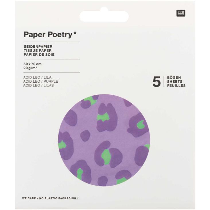 Seidenpapier Acid Leo - Lila