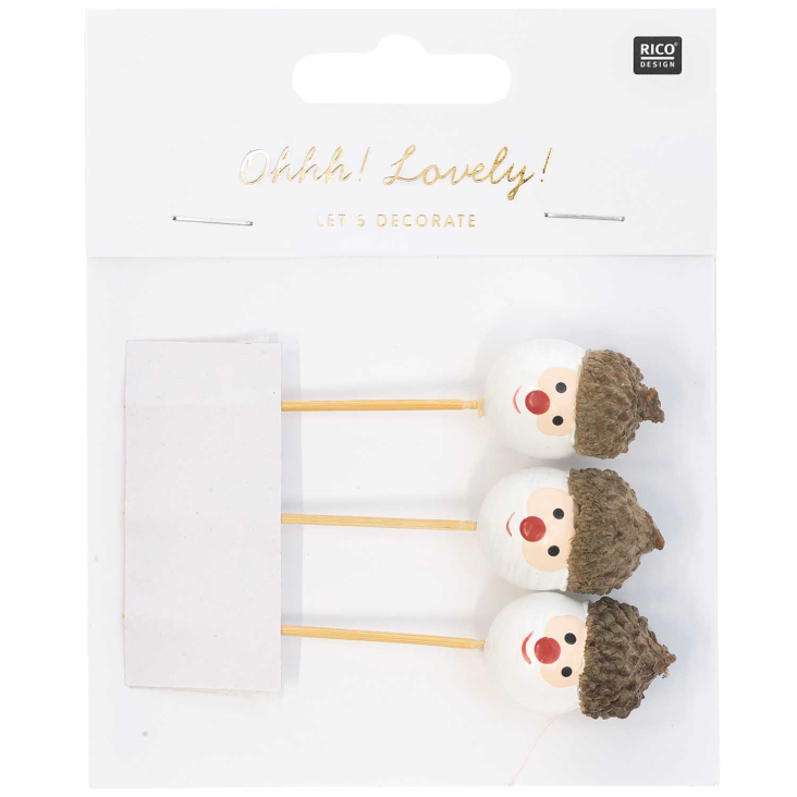 Sticks Weihnachtsmann 3er Set