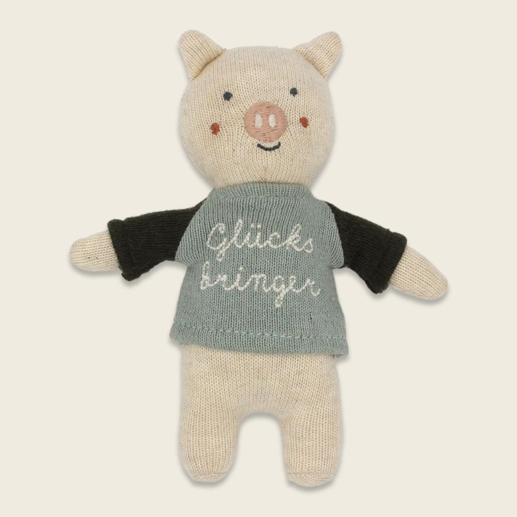 Glücksbringer Schwein mit Shirt