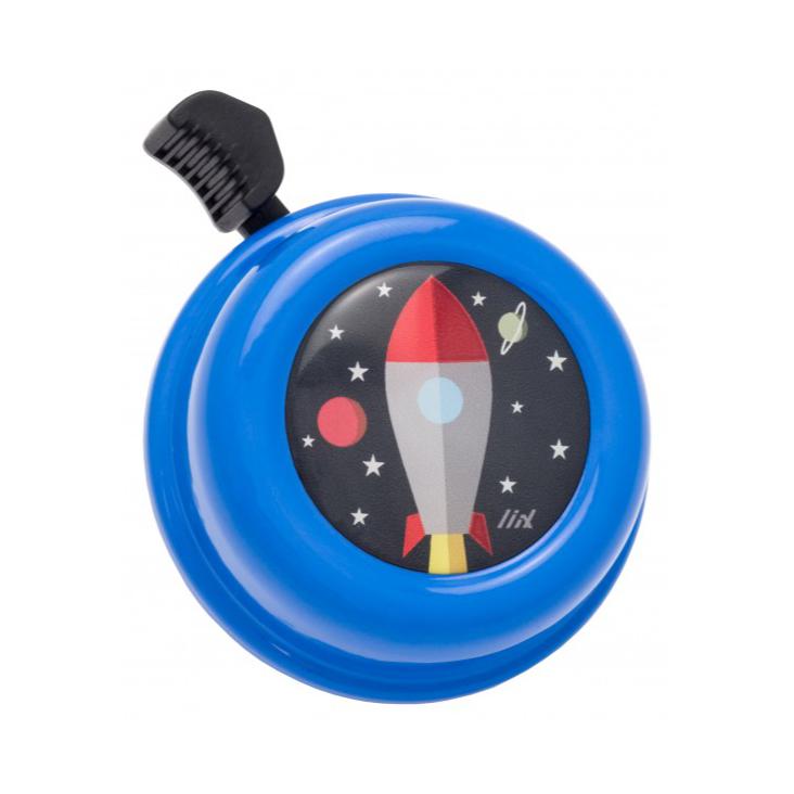 Fahrradklingel - Rocket Striking Blue