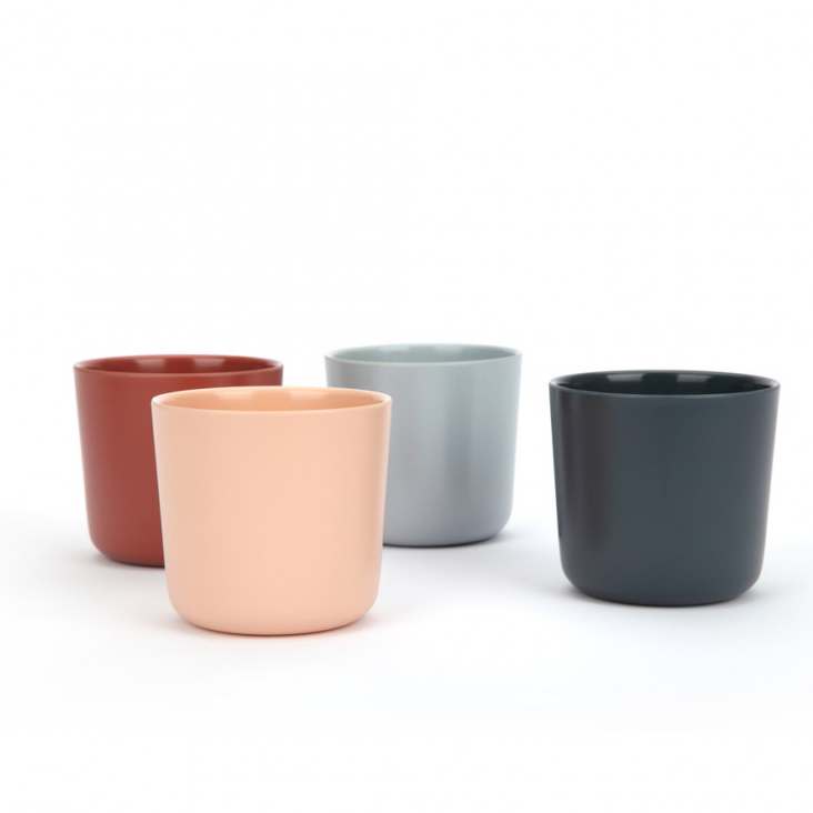 Becher-Set aus Bambusfaser 4 Stk SCANDI
