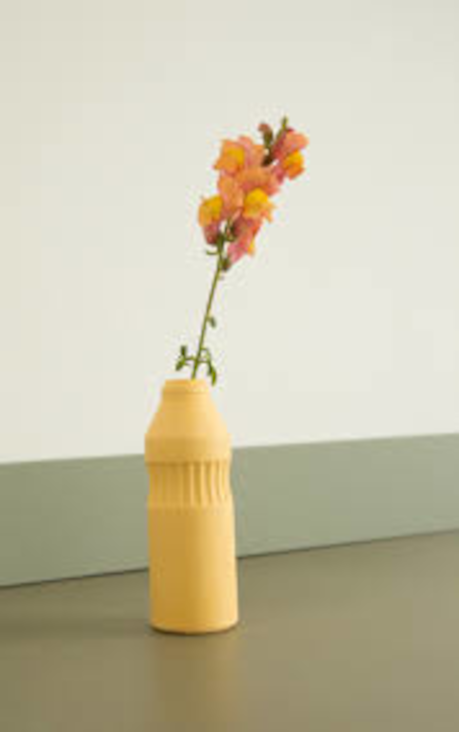 Blumenvase Porzellan Warm Yellow Nr. 11