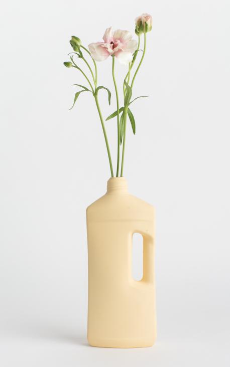 Blumenvase Porzellan Warm Yellow Nr. 3