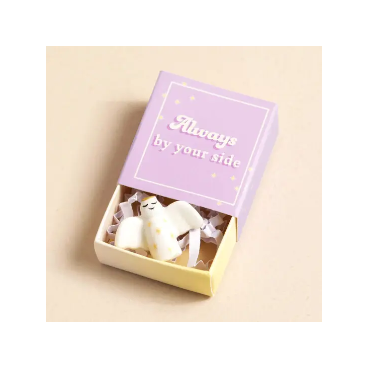 Kleiner Matchbox-Keramik-Token | Engel